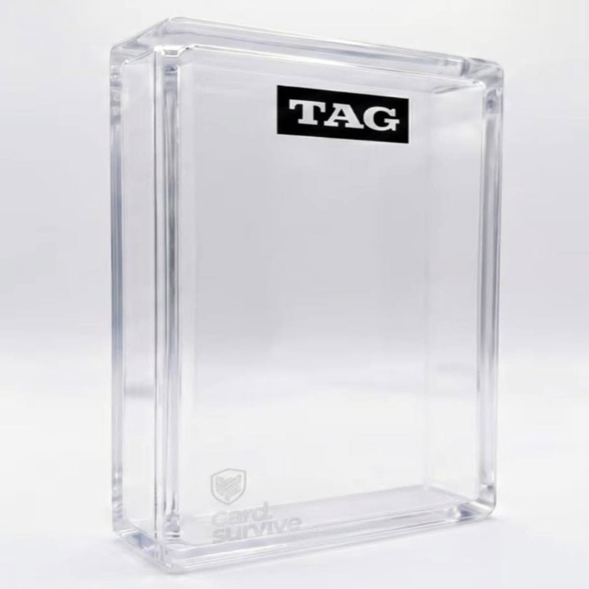 The Tank TAG protector shown empty on a white background.